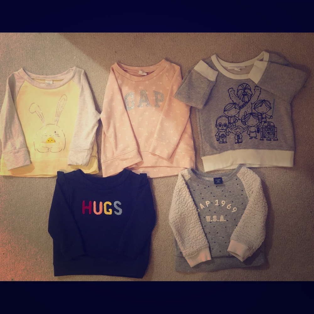 Lot Toddler Girls Sweatshirts